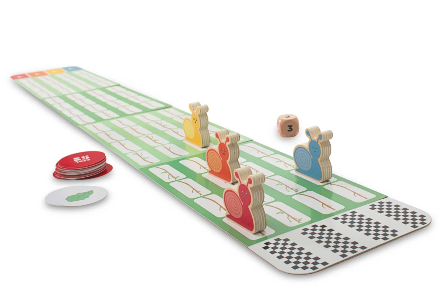 Wyścig Ślimaków - emocjonująca gra planszowa 4+ / BS Toys
