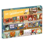 Puzzle obserwacja + gra W MUZEUM 500 el. / Djeco