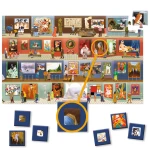 Puzzle obserwacja + gra W MUZEUM 500 el. / Djeco