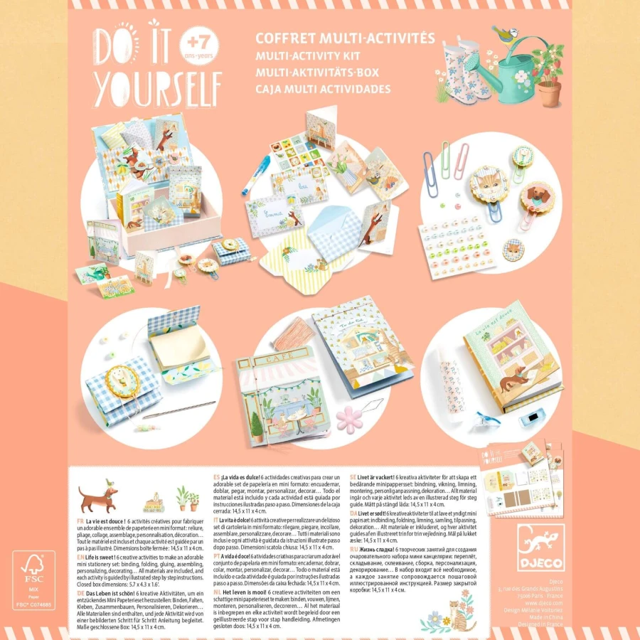 Zrób to sam - Mini artykuły papiernicze / Djeco