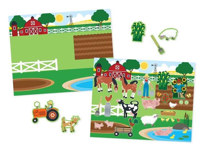 Naklejki wielokrotnego użytku - Zwierzęta / Melissa & Doug