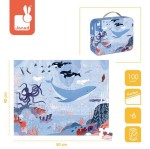 Puzzle w walizce Ocean arktyczny 100 elementów 6+ / Janod