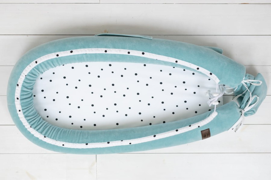 Gniazdko niemowlęce kokon Royal Baby Ocean Mint / Sleepee