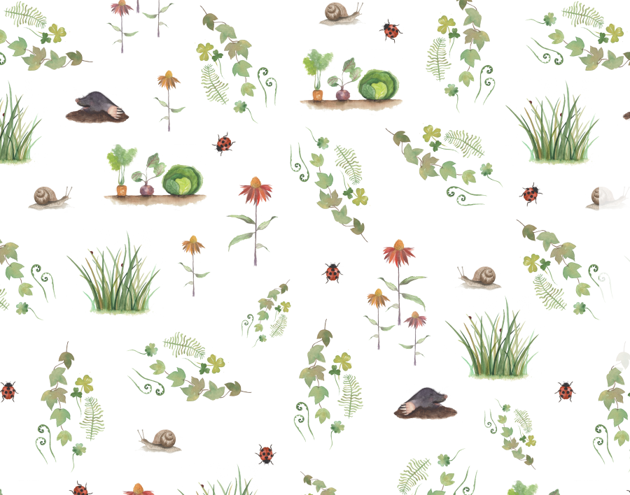 Komplet pościeli z wypełnieniem Garden / Layette