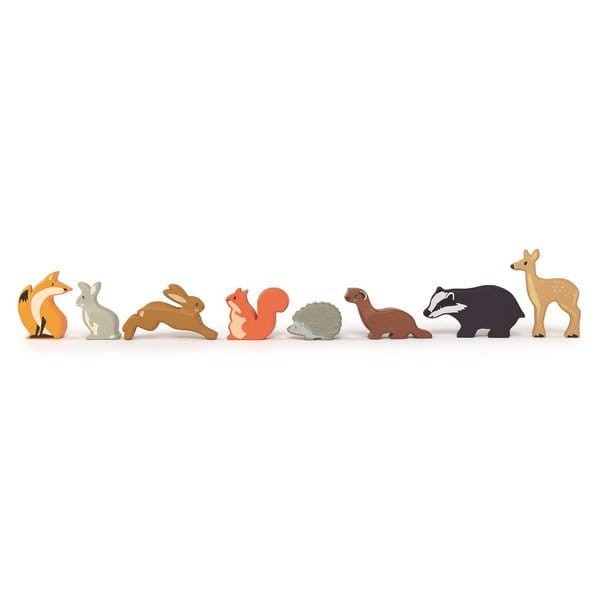 Drewniane figurki do zabawy - leśne zwierzęta / Tender Leaf Toys