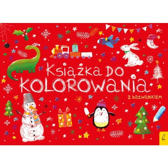 Książka do kolorowania z bałwankiem / Wydawnictwo Wilga