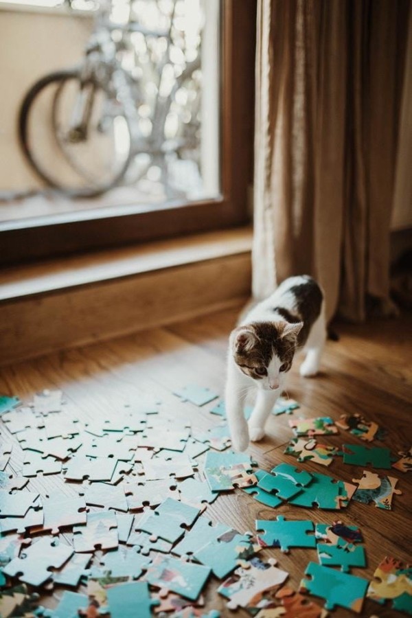 Puzzle edukacyjne z figurkami 3D Dinozaury 200 elementów 6 + / Janod