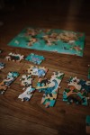 Puzzle edukacyjne z figurkami 3D Dinozaury 200 elementów 6 + / Janod