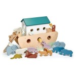 Drewniany statek ze zwierzątkami - Arka Noego / Tender Leaf Toys