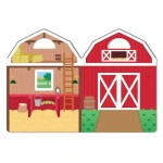 Książeczka z Puszystymi Naklejkami Farma 4-8 lat / Melissa & Doug