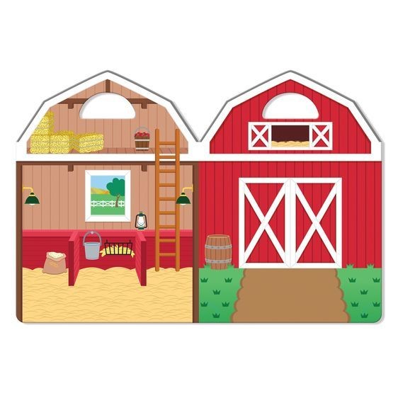 Książeczka z Puszystymi Naklejkami Farma 4-8 lat / Melissa & Doug