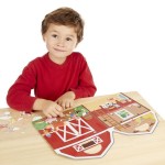 Książeczka z Puszystymi Naklejkami Farma 4-8 lat / Melissa & Doug