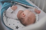 Rożek GWIAZDY & TURKUSOWY WELUR 3w1 z pieluszką muślinową / Pink no More