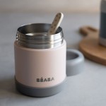 Pojemnik - termos obiadowy ze stali nierdzewnej 300 ml - light pink / Beaba