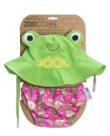 Pieluszka kąpielowa + czapka ŻABKA / Zoocchini