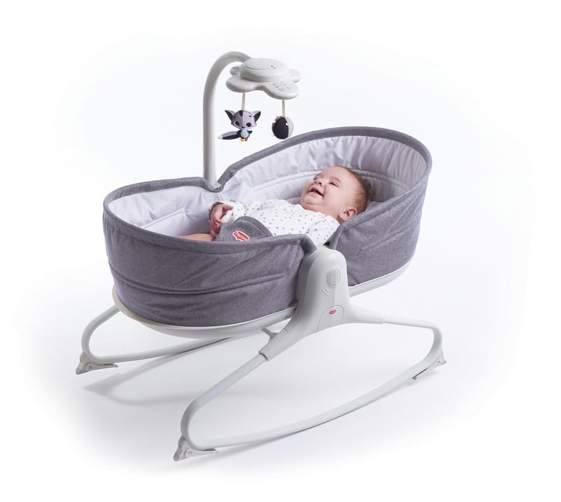 Wielofunkcyjny leżaczek-bujaczek z funkcją krzesełka 3w1 - Grey / Tiny Love