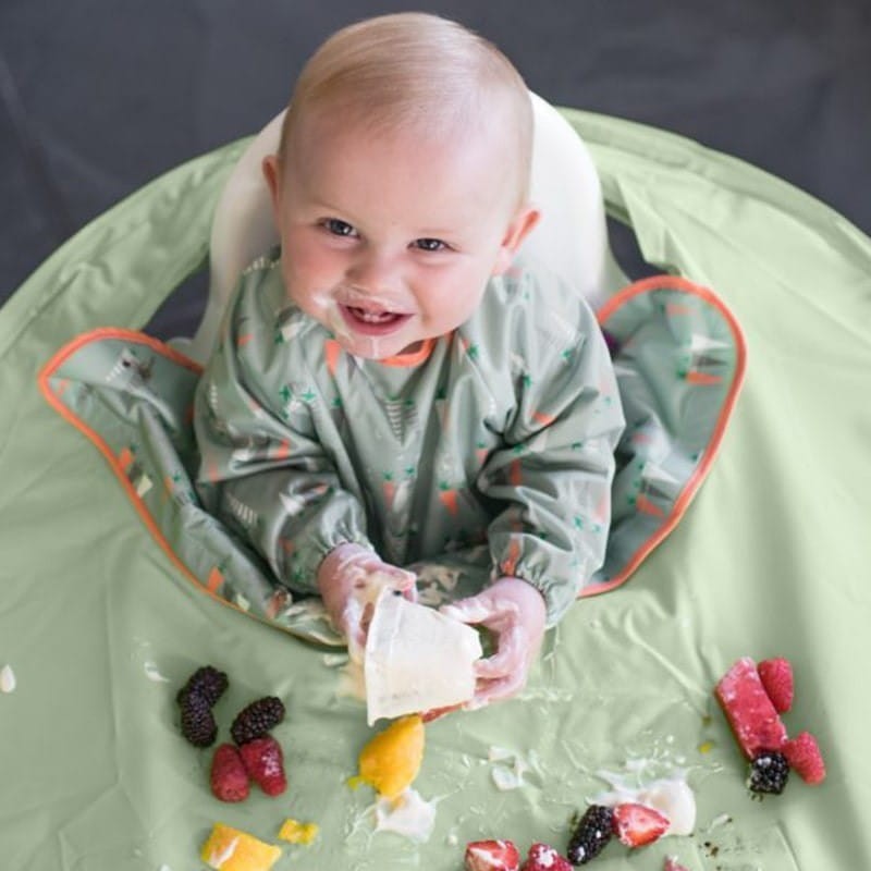 Zestaw do nauki jedzenia metodą BLW - Sage Green Carrot / Tidy Tot Kit