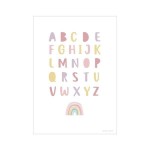 Plakat A3 - Tęcza Alfabet Róż / Little Dutch