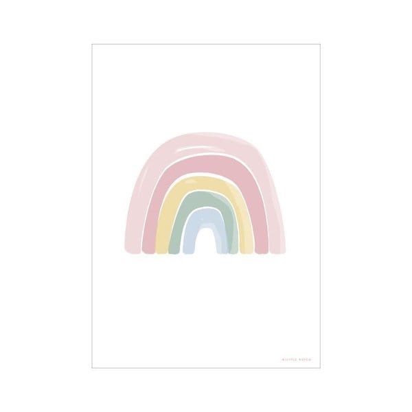 Plakat A3 - Tęcza Alfabet Róż / Little Dutch