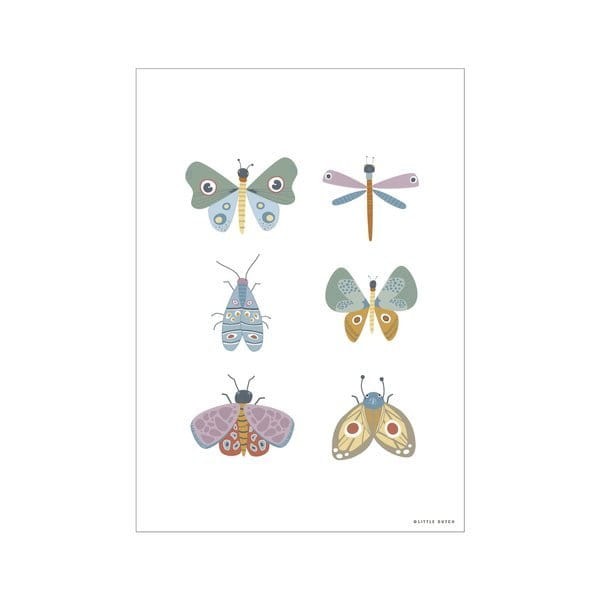 Plakat A3 - Motyle / Little Dutch
