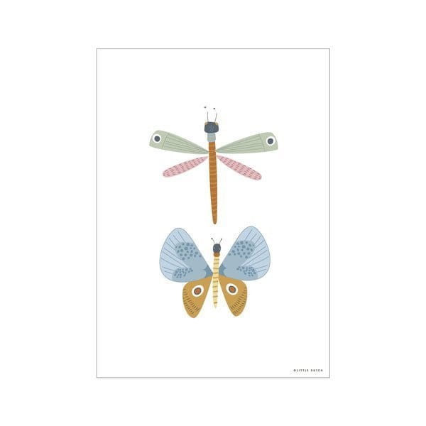 Plakat A3 - Motyle / Little Dutch