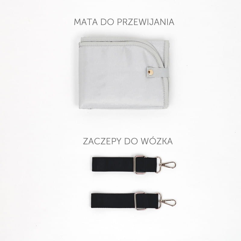 Plecak dla mamy MOON light gray / Joissy