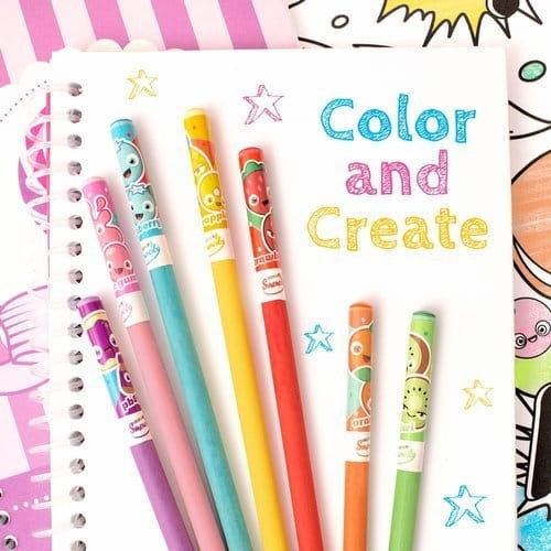Pachnące eko-kredki Smencils, 5 kredek / Scentco