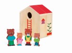 Drewniana zabawka mini domek / Djeco