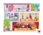 Puzzle w walizce Akademia tańca 100 elementów 6+ / Janod