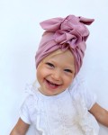 Turban Organic MAUVE PINK RÓŻNE ROZMIARY / Looks by LUKS