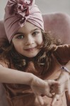 Turban Organic MAUVE PINK RÓŻNE ROZMIARY / Looks by LUKS