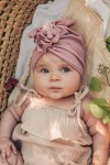 Turban Organic MAUVE PINK RÓŻNE ROZMIARY / Looks by LUKS