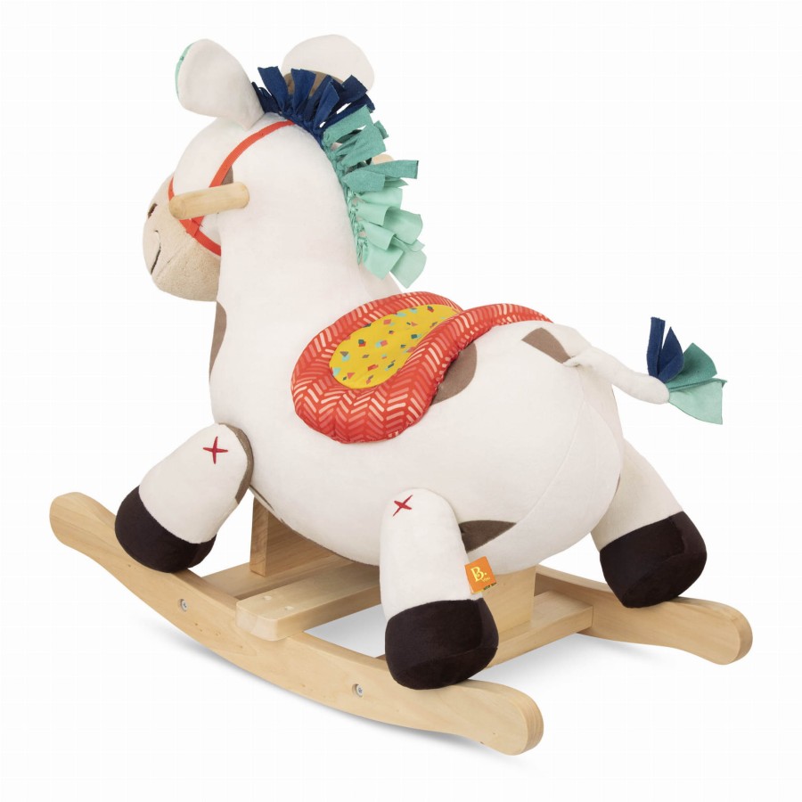 Rodeo Rocker Spotty – pluszowy KOŃ na biegunach / B.Toys
