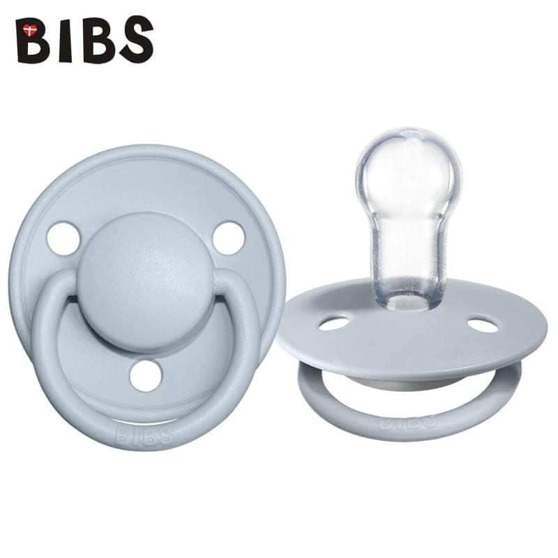 BIBS DE LUX silikonowy one size - baby blue
