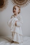 Kocyk WARKOCZ ze 100% wełny merino cream - premium collection/ My Memi