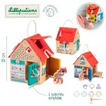 Drewniany domek manipulacyjny z zamkami Lisek Włamywacz 3 lata+ / Lilliputiens
