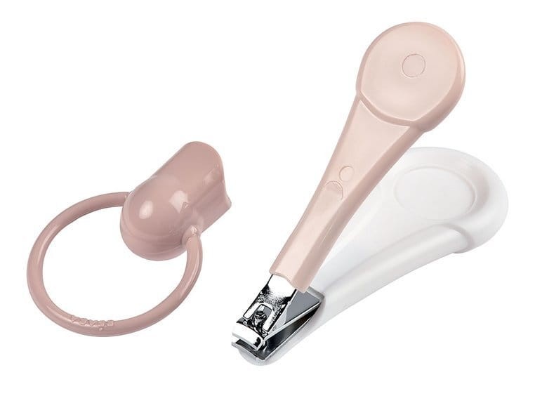Cążki do paznokci w etui Old Pink / Beaba