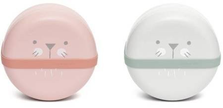 Zestaw misek do przechowywania i karmienia - różowy / Suavinex