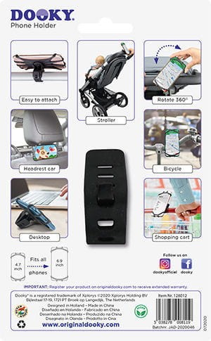 Uniwersalny uchwyt na telefon black / Dooky