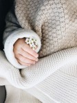 Kocyk ze 100% wełny merino warm beige - premium collection / My Memi