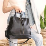 Plecak i torba dla mamy 2w1 MINI black / Joissy