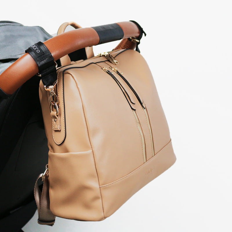 Plecak i torba dla mamy 2w1 MINI dusty pink / Joissy