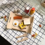 Śniadanie na tacy - drewniany zestaw do zabawy / Plan Toys