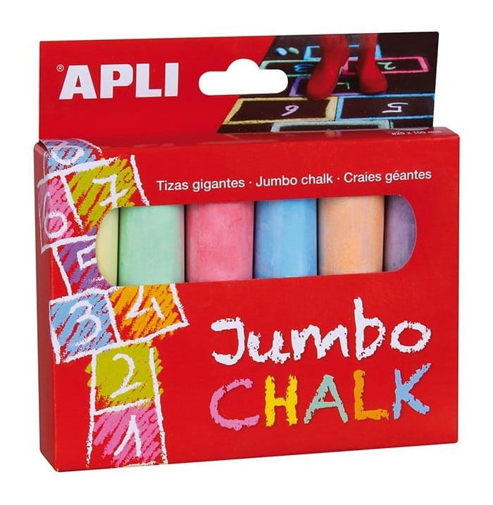 Kredy Jumbo - 6 kolorów / Apli Kids