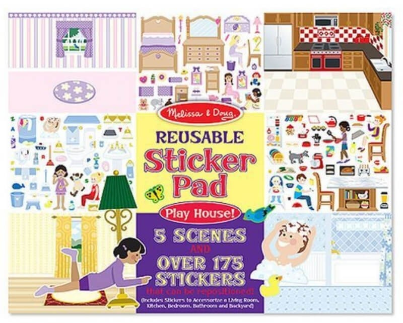 Naklejki wielokrotnego użytku - Zabawa w dom / Melissa & Doug