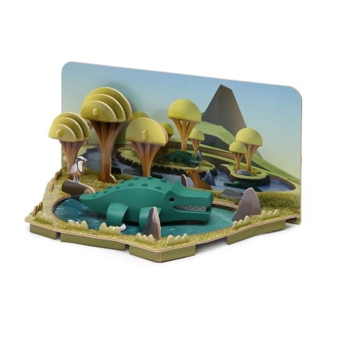 Magnetyczny Składany Krokodyl / Halftoys