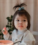 Śliniak z rękawkami Lisek szary / Baby Livia
