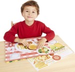 Make-a-Meal Album z naklejkami / Melissa & Doug