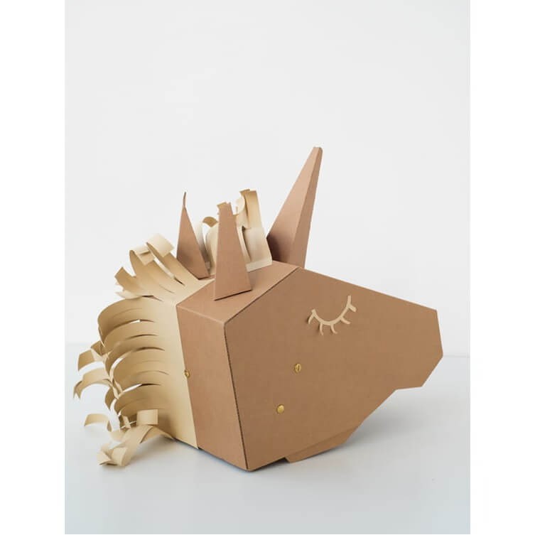 Jednorożec maska DIY / Koko Cardboards