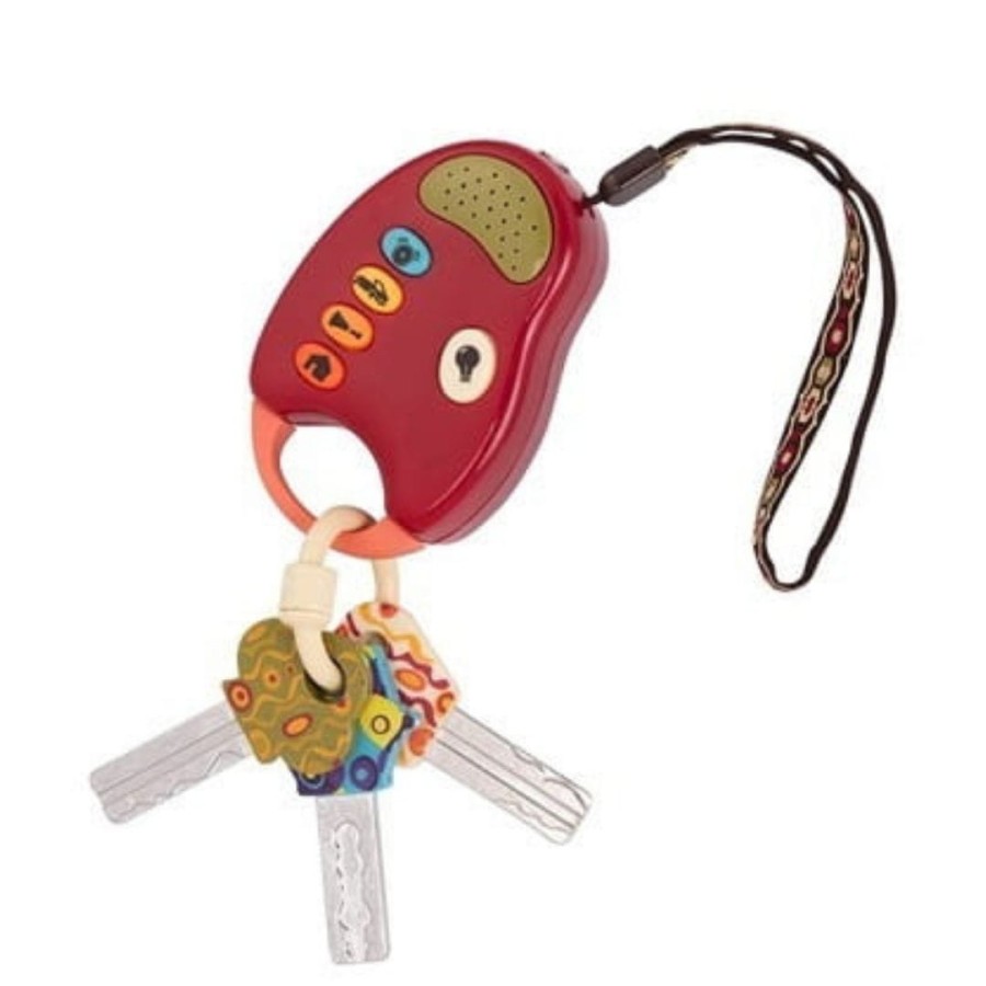 FunKeys – zestaw kluczy samochodowych z pilotem CZERWONY / B.Toys